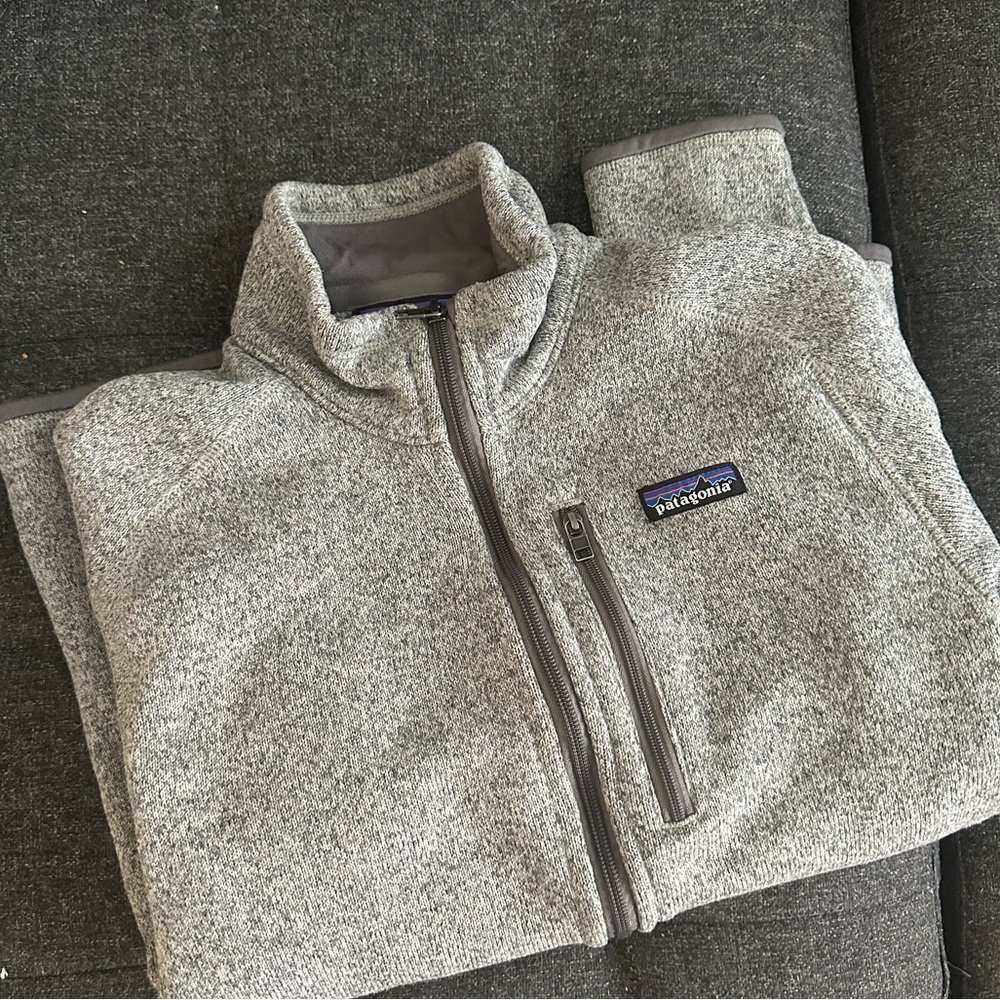 Patagonia Gray Performance Jacket with Better Sweater Material
